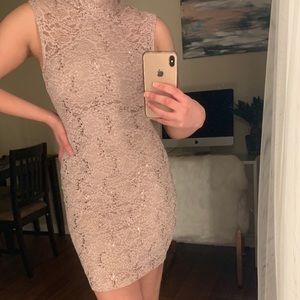 Champagne Mini Dress